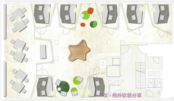 蘇黎世創(chuàng)意設(shè)計辦公室，工作再忙也來勁-別墅設(shè)計_軟裝設(shè)計_室內(nèi)設(shè)計_豪宅設(shè)計-深圳例外軟裝設(shè)計公司