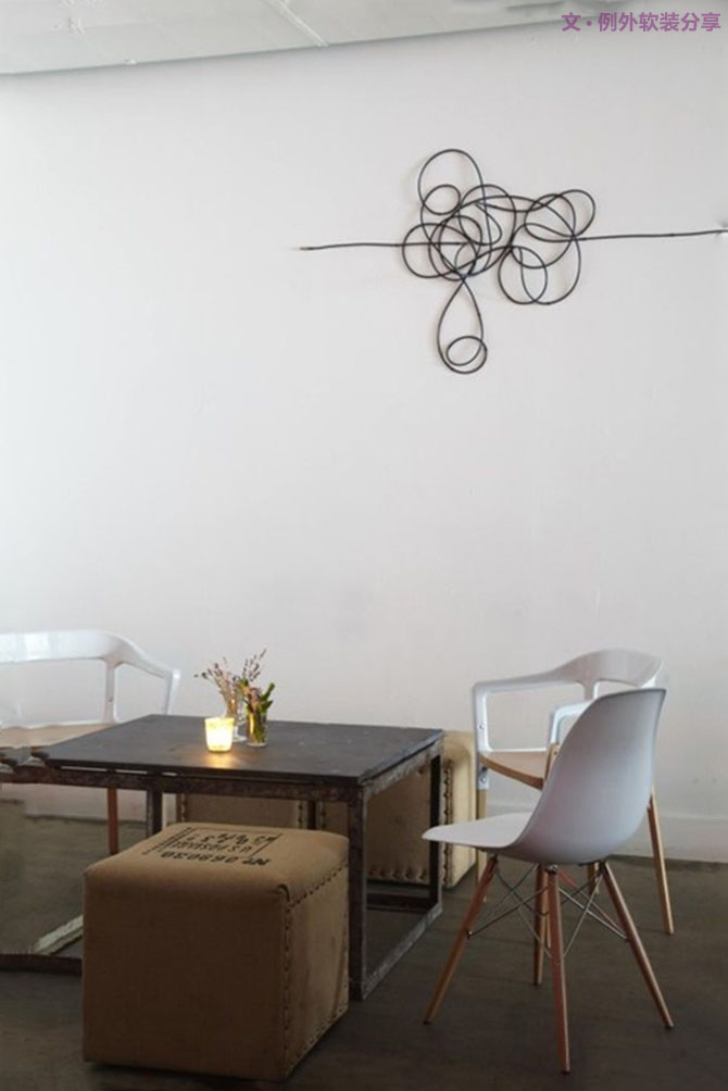 大膽裸露電線，讓它成為一道風(fēng)景線！-別墅設(shè)計,軟裝設(shè)計,室內(nèi)設(shè)計,豪宅設(shè)計,深圳例外軟裝設(shè)計公司
