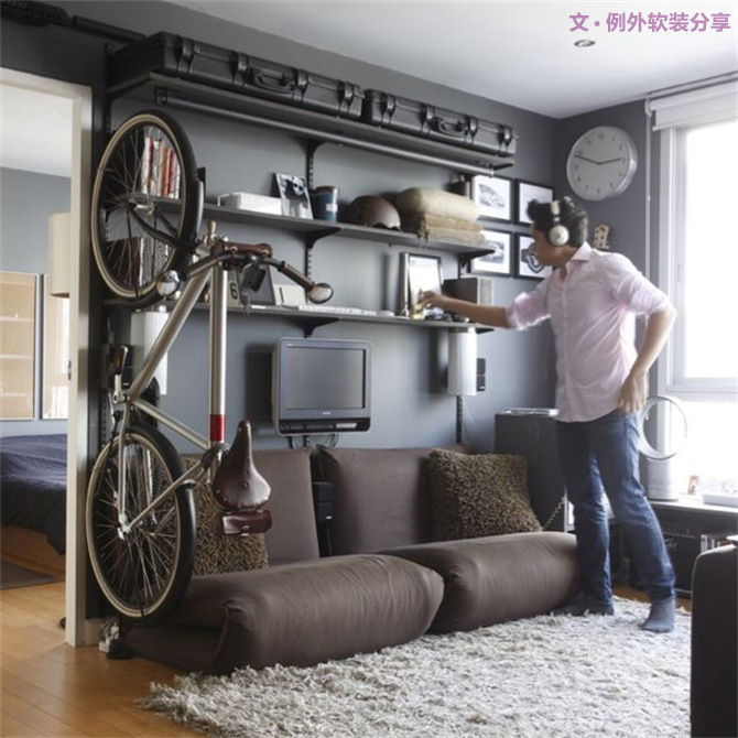 冬季不騎的自行車這么做，裝飾出行兩不誤-別墅設計,軟裝設計,室內設計,豪宅設計,深圳例外軟裝設計公司