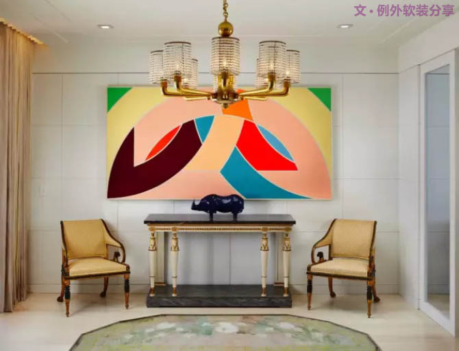 你的房子為什么土？因?yàn)樯倭艘环@樣的藝術(shù)畫(huà)-別墅設(shè)計(jì),軟裝設(shè)計(jì),室內(nèi)設(shè)計(jì),豪宅設(shè)計(jì),深圳例外軟裝設(shè)計(jì)公司