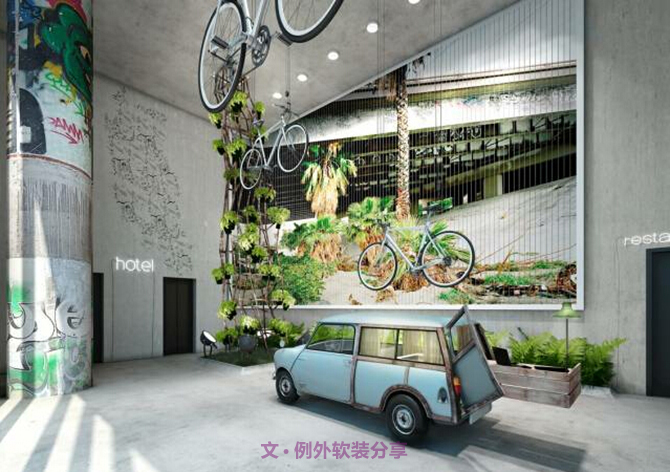 室內(nèi)設(shè)計(jì)師一任性，豪車也成裝飾品