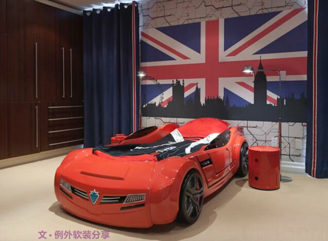 室內(nèi)設計師一任性，豪車也成裝飾品-別墅設計_軟裝設計_室內(nèi)設計_豪宅設計-深圳例外軟裝設計公司