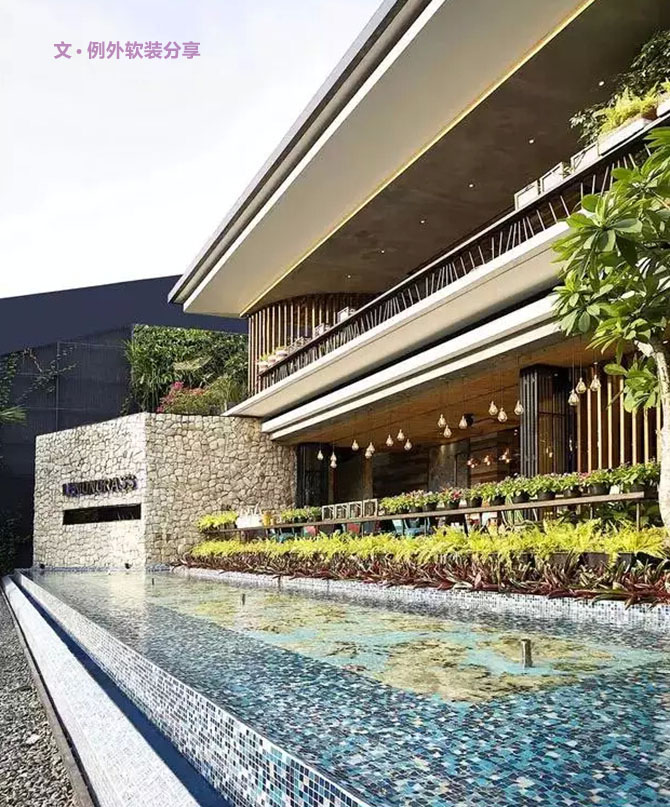 熱帶景觀生態(tài)餐廳，讓你未吃先醉